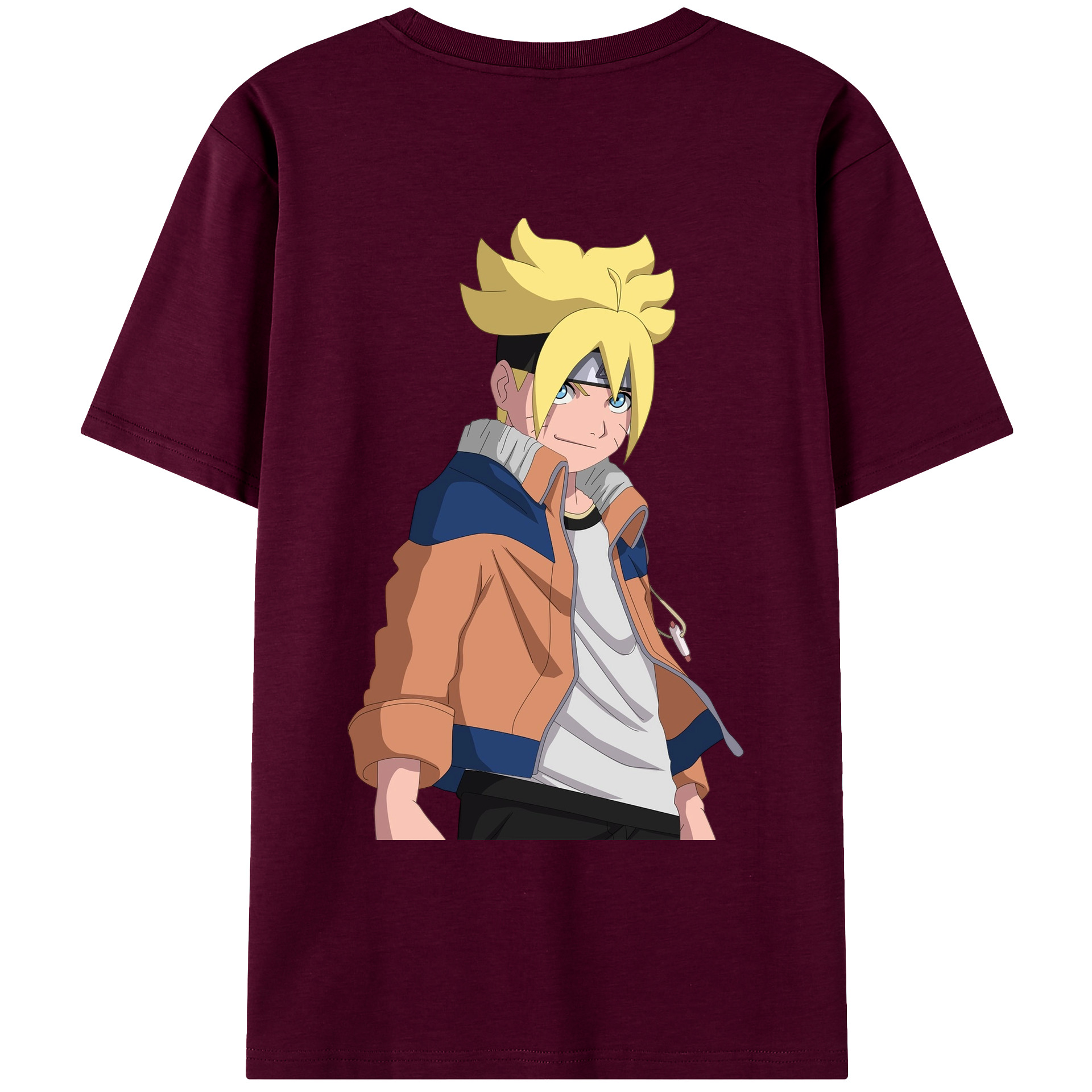 （画像用） NARUTO -ナルト- うずまき ナルト Uzumaki Naruto レディース半袖Tシャツ(バックプリント)